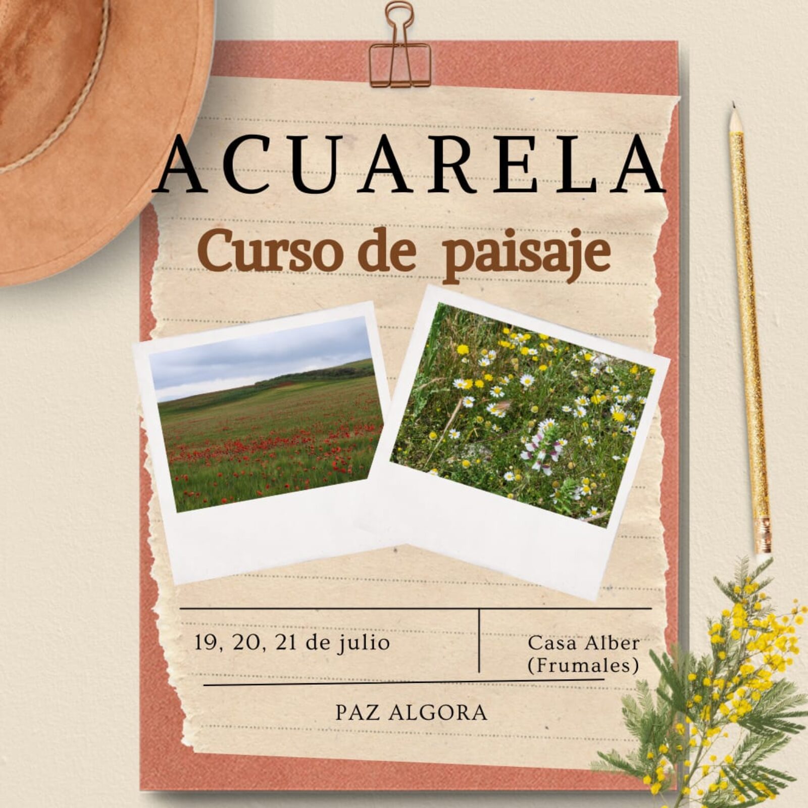 CURSO DE PAISAJE (Acuarela al aire libre)